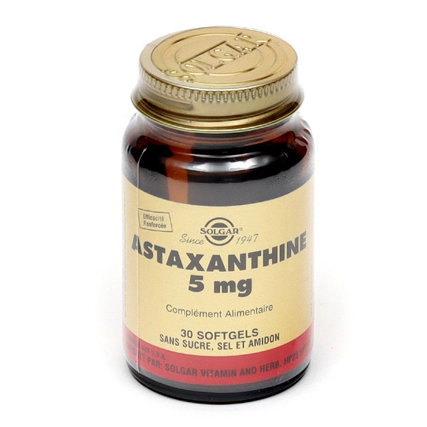Solgar Astaxanthine 5 mg capsules