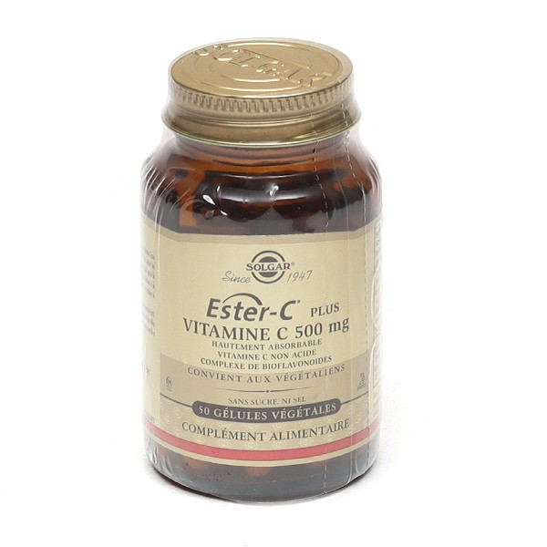 Solgar Ester-C Plus Vitamine C 500 mg gélules