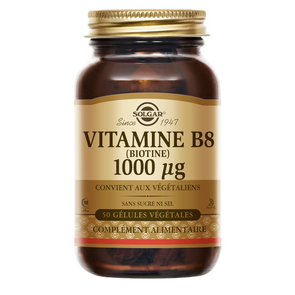 Solgar vitamine B8 1000 µg gélules