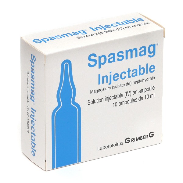 Spasmag injectable ampoules