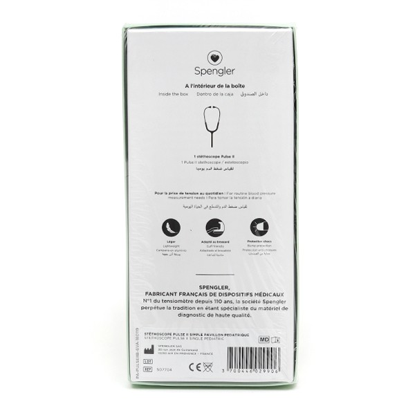 Spengler Stéthoscope pédiatrique Pulse II simple pavillon