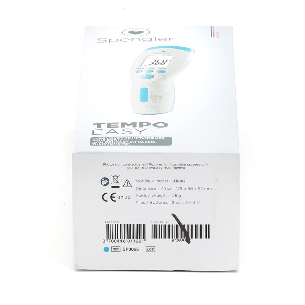 Thermomètre sans contact infrarouge Tempo Easy Spengler