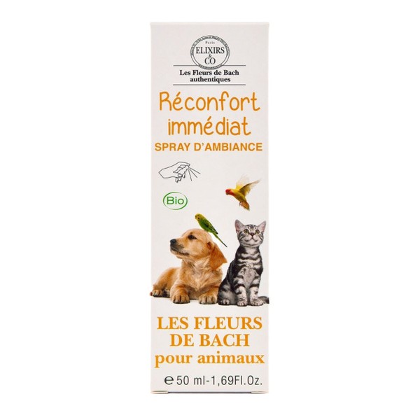 Elixirs and Co Fleurs de Bach Animaux Spray Réconfort immédiat