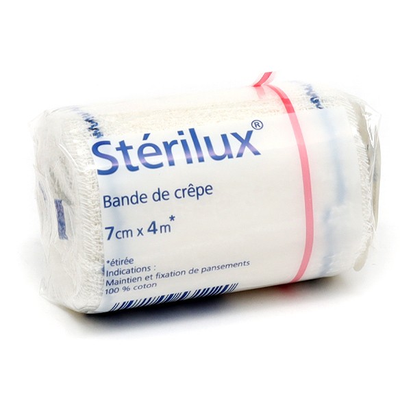 Bande de crepe Stérilux Velpeau – Compression pour pansement et plaie