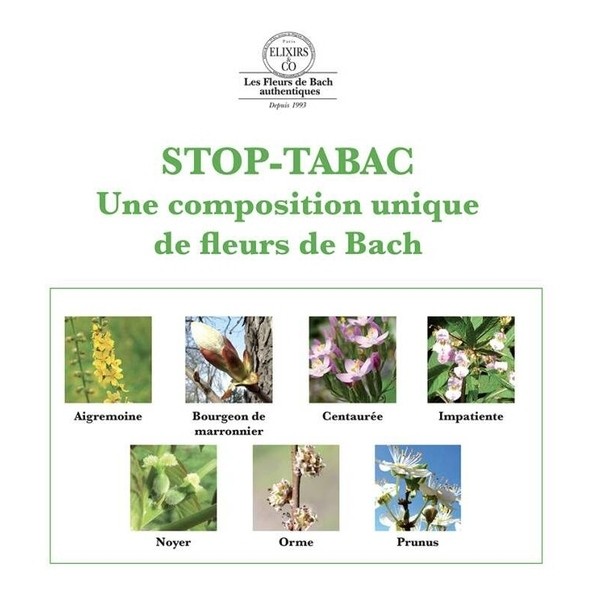 Elixirs and Co Fleurs de Bach Stop Tabac gouttes bio