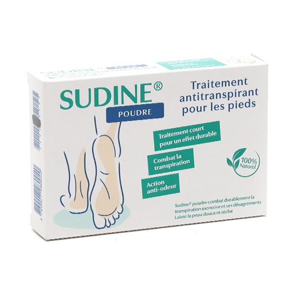 Sudine poudre antitranspirante sachets doubles