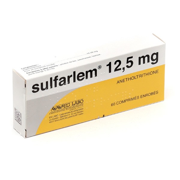Sulfarlem 12,5 mg comprimés