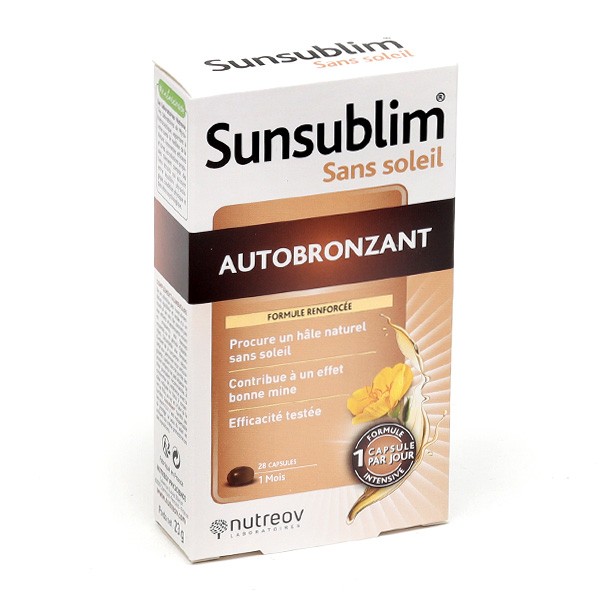 Sunsublim Autobronzant sans soleil capsules