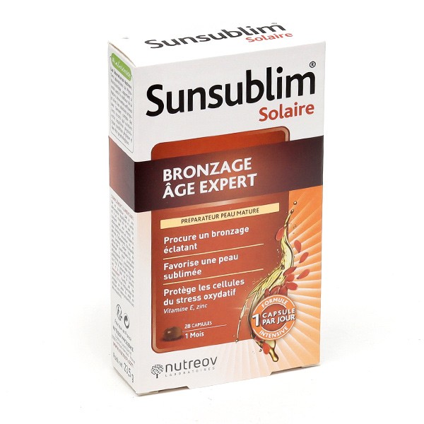 Sunsublim Solaire Bronzage Age expert capsules
