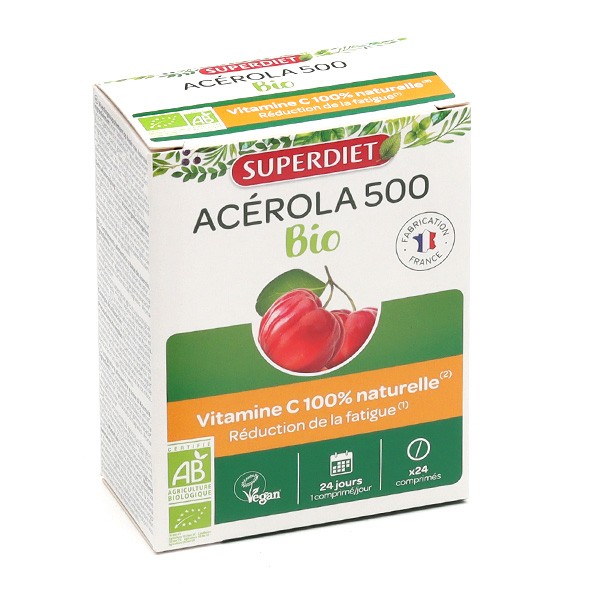 Super Diet Acérola 500 Bio comprimés à croquer