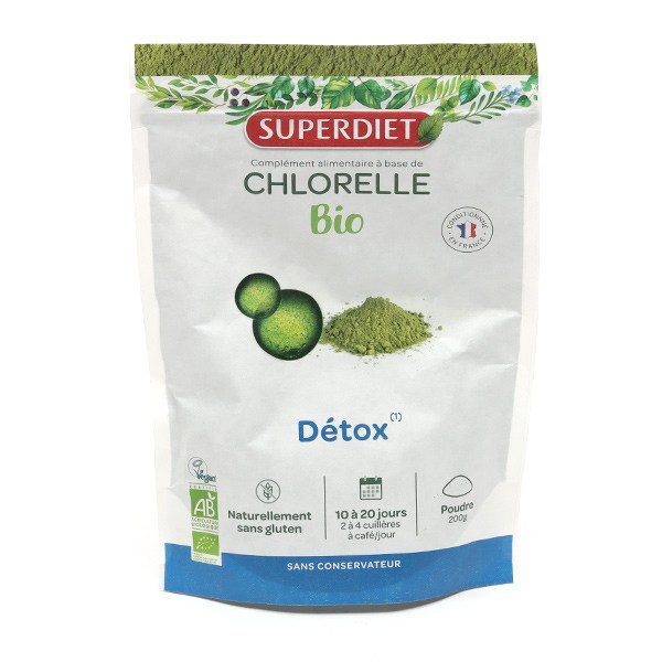 Super Diet Chlorelle Bio en poudre