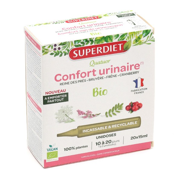 Super Diet Quatuor Confort urinaire bio unidoses