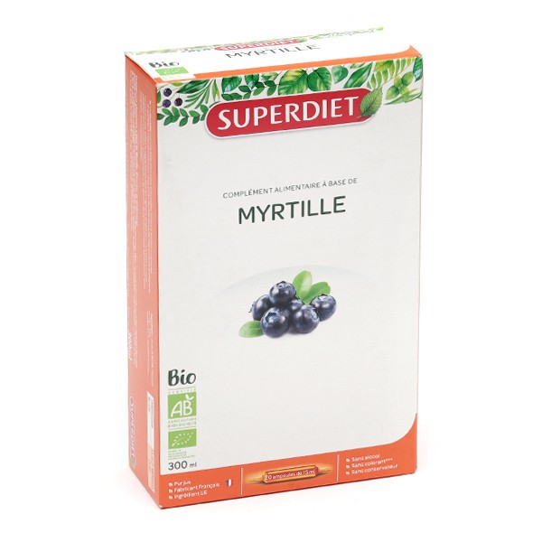 Super Diet Myrtille bio ampoules