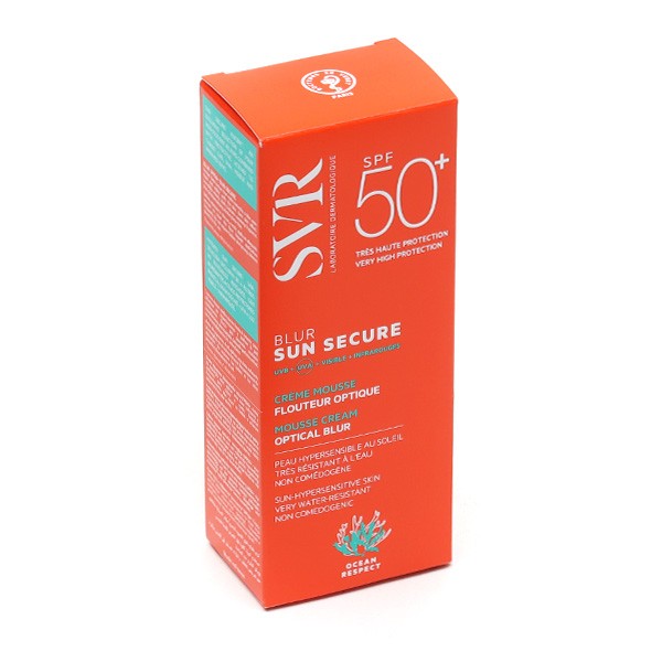 SVR Sun Secure blur crème mousse SPF 50+
