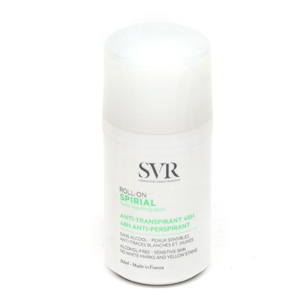 SVR Spirial Déodorant anti-transpirant intense roll-on - Tenue 48h
