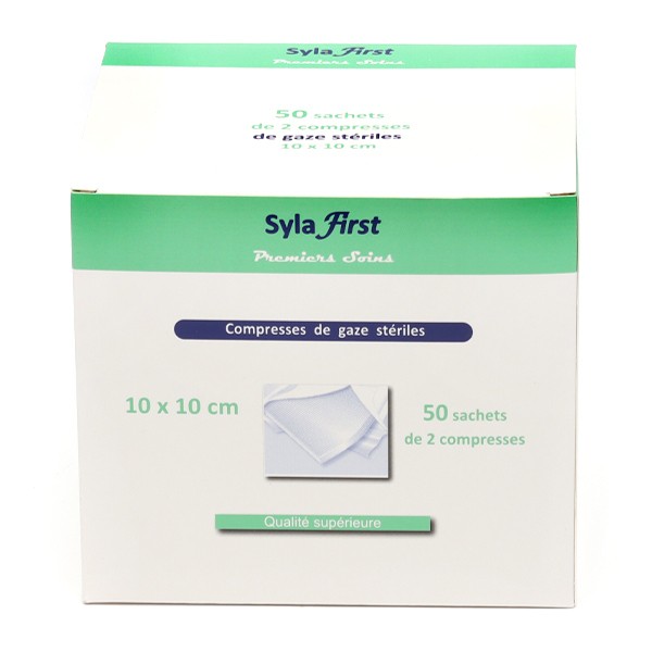 Compresses stériles de gaze hydrophile SylaFirst® - LD Medical