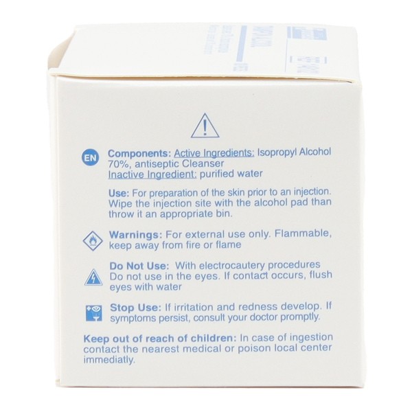 Tampon alcool 70% en sachet individuel