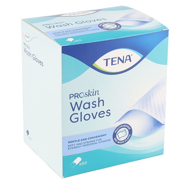 TENA Wash Glove Ohne Folie Waschhandschuhe - 200 Stück