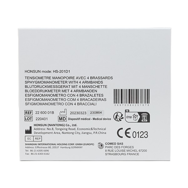 Tensiomètre manopoire 4 brassards