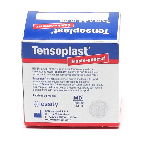 Bande adhésive BSN Tensoplast - Contention, compression, strapping