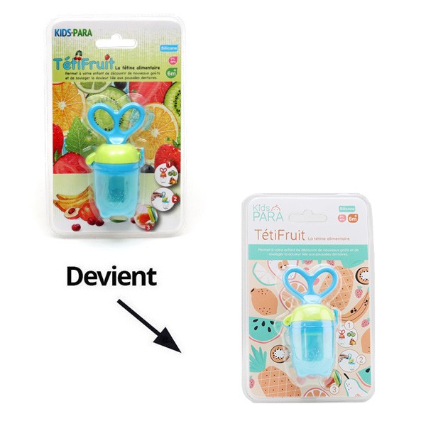 Tétine alimentaire Tétifruit