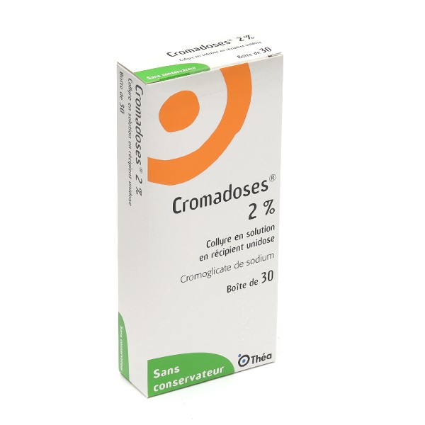 Cromadoses unidose collyre antihistaminique