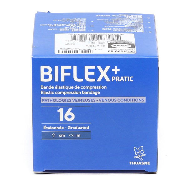 Thuasne Biflex 17 + bande de contention élastique forte beige 10 cm x 4 m