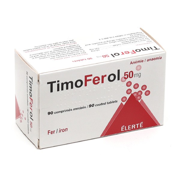 TimoFerol 50 mg comprimés fer