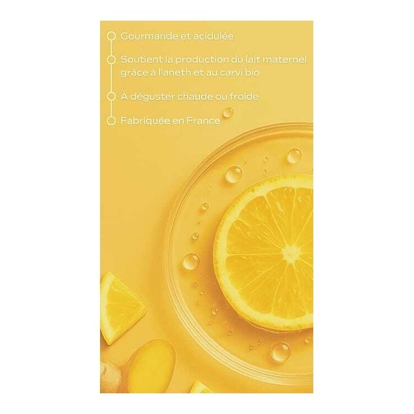 Weleda Tisane allaitement bio citron gingembre sachets