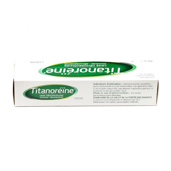 Titanoréine crème hémorroides - Traitement hémorroide sans ordonnance