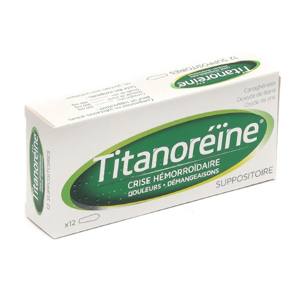 Titanoréine suppositoire Hémorroïdes