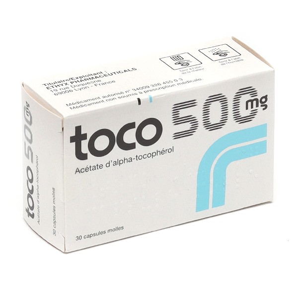 Toco 500 mg capsule vitamine E