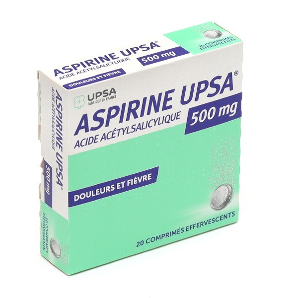 UPSA aspirine 500 mg comprimés effervescents