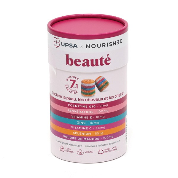 UPSA Nourished Beauté gummies