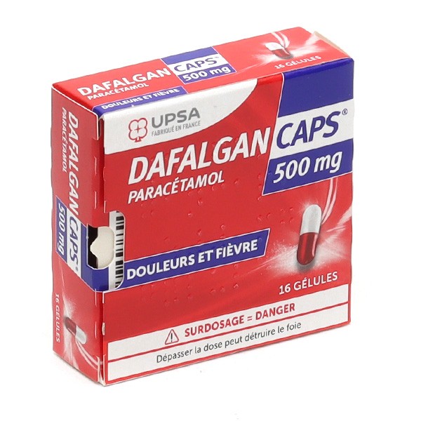 Dafalgan Caps 500 mg gélules