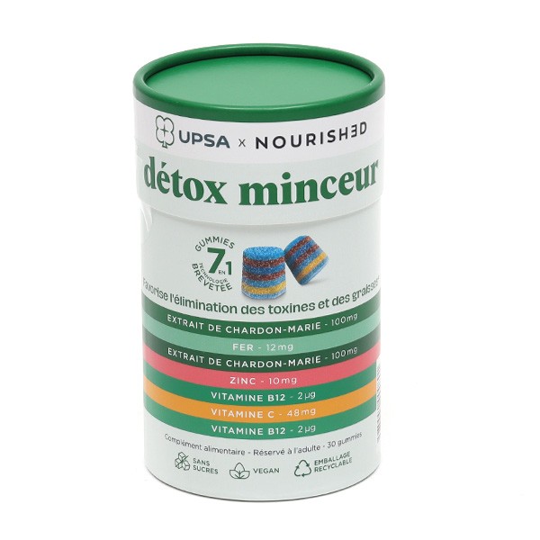 UPSA Nourished Détox Minceur gummies