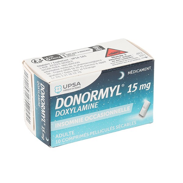Donormyl 15 mg comprimés sécables