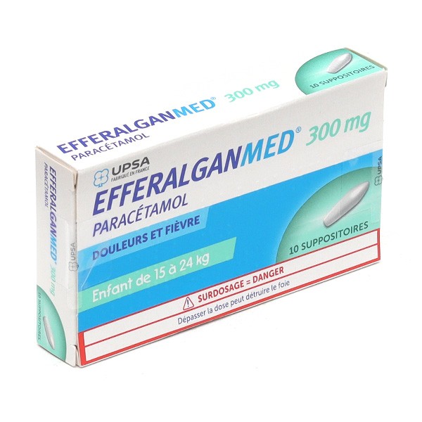 Efferalgan 300 mg suppositoires