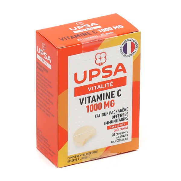 UPSA Vitalité Vitamine C 1000 mg comprimés à croquer