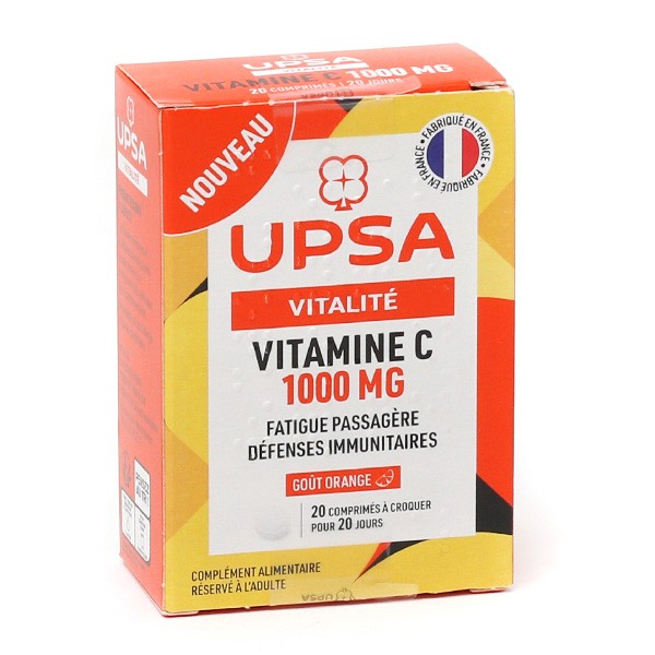 UPSA Vitalité Vitamine C 1000 mg comprimés à croquer