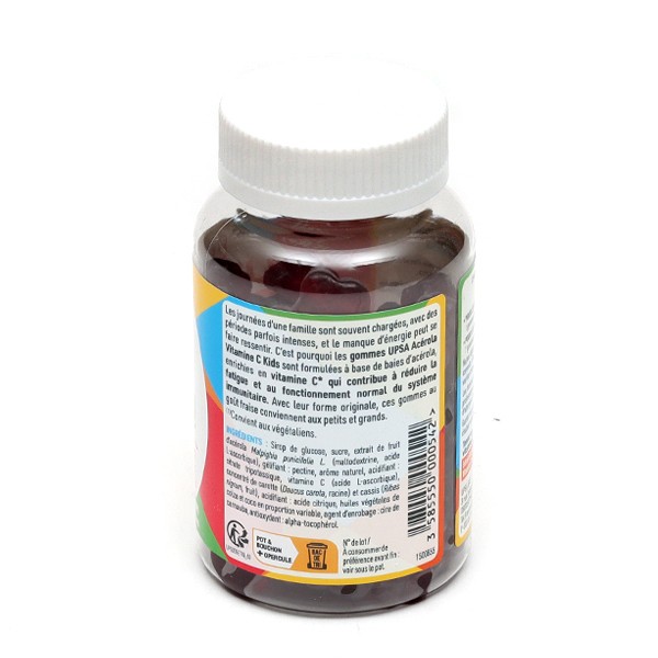 Upsa Vitalité Acérola vitamine C Kids Gummies Fatigue et immunité