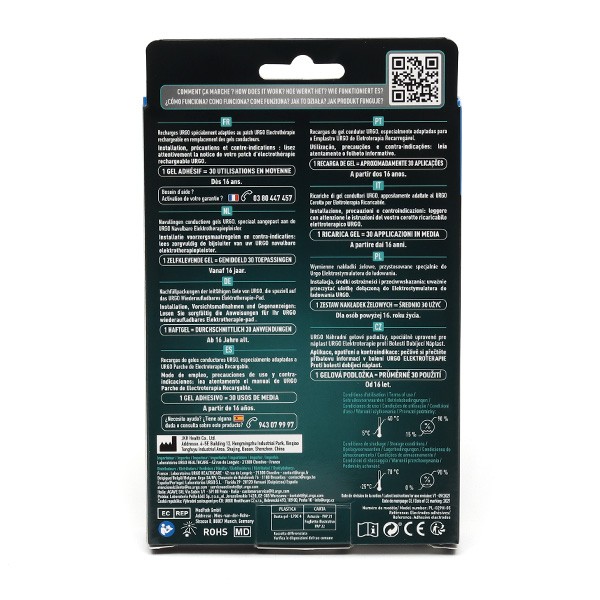 Urgo Patch d’électrothérapie rechargeable