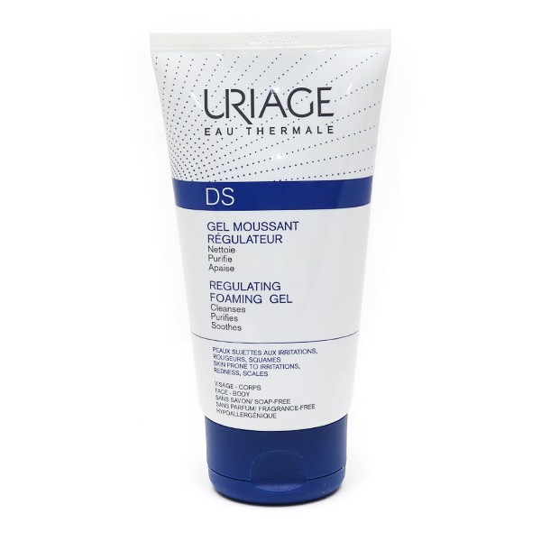 Uriage DS gel nettoyant visage et corpsDermite SéborrhéiqueSquames