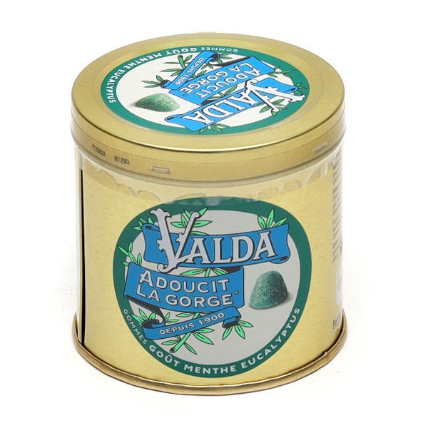 Pastille avec sucres gout menthe eucalyptus VALDA : la boite de 50g à Prix  Carrefour