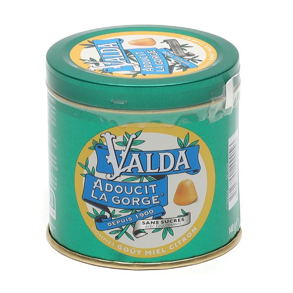 Pastilles Valda miel citron sans sucres - Adoucit la gorge