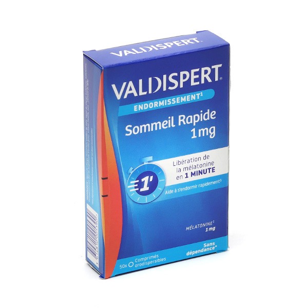 Valdispert Melatonine Sommeil rapide 1 mg comprimés