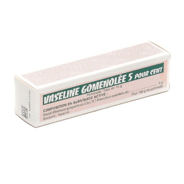 Vaseline gomenolée 5 % - Nez sec, croutes - Rhinite, post opératoire