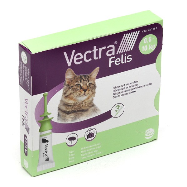 Vectra Felis Pipettes anti puces chat