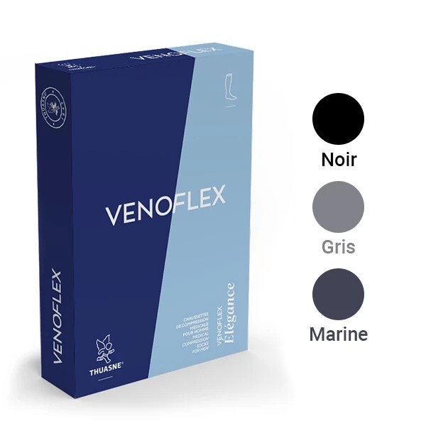 Venoflex Elégance Chaussettes de Contention Homme Classe 2