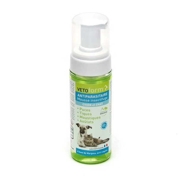 Vetoform mousse insectifuge chat & chien